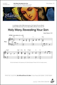 Holy Mary, Revealing Your Son SATB choral sheet music cover Thumbnail